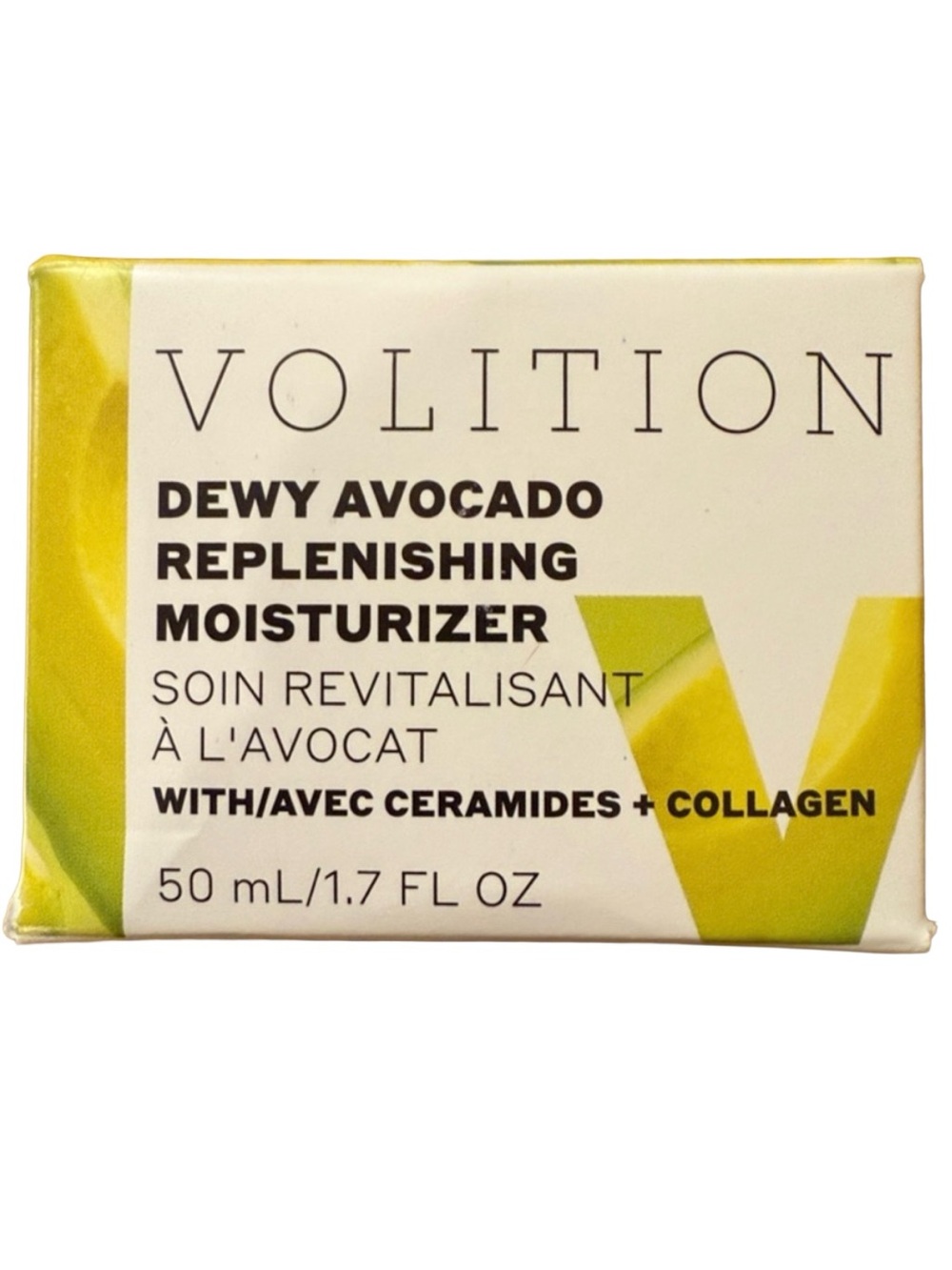 Volition Beauty Dewy Avocado Ceramides Replenishing Moisturizer Full Size NIB